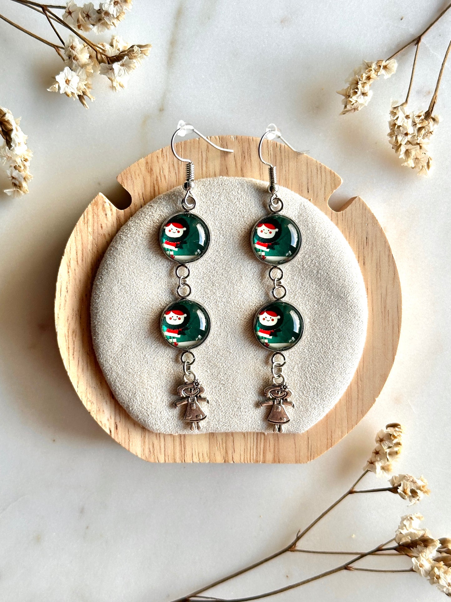 Boucles d'oreilles Noël