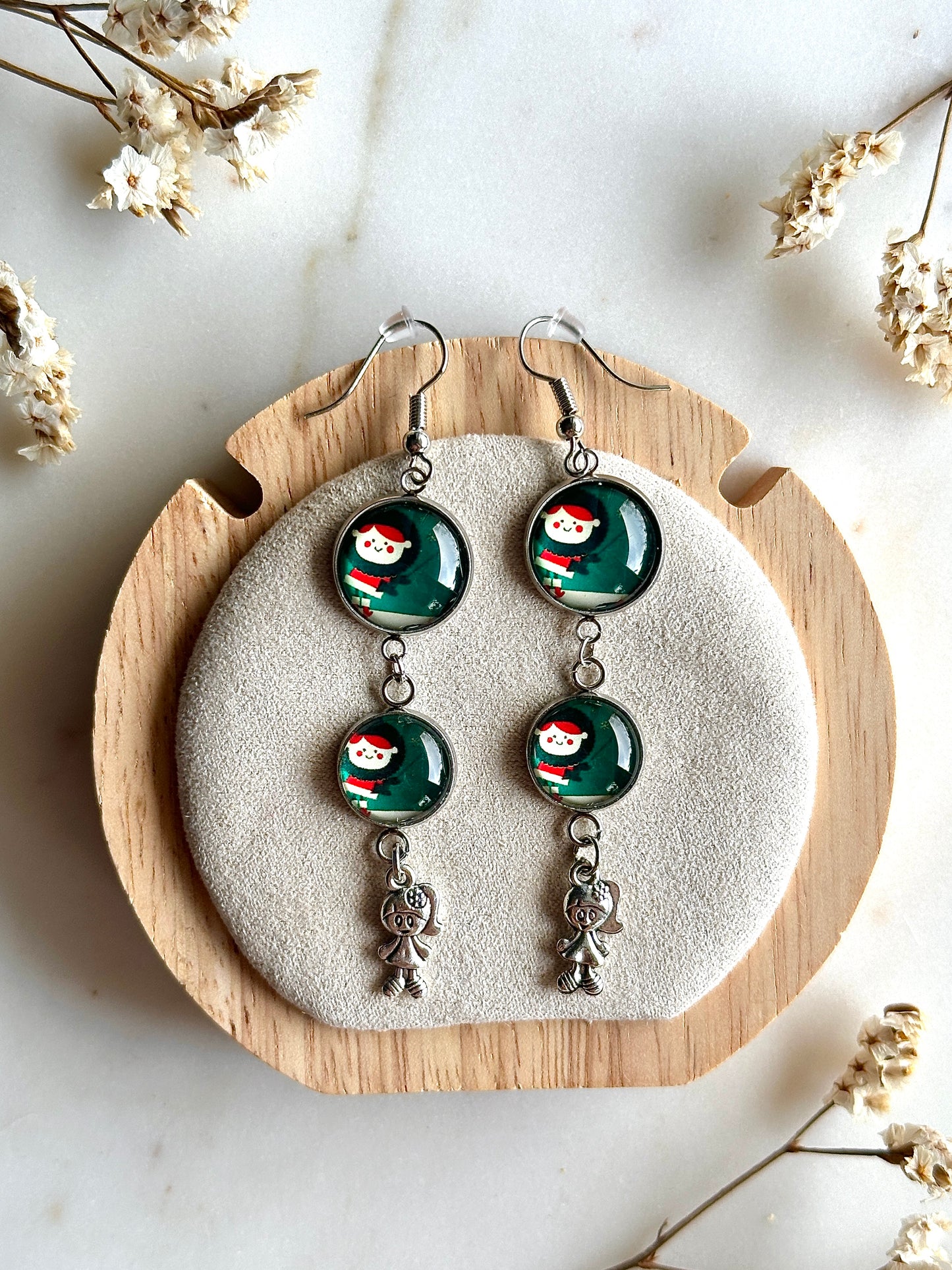 Boucles d'oreilles Noël