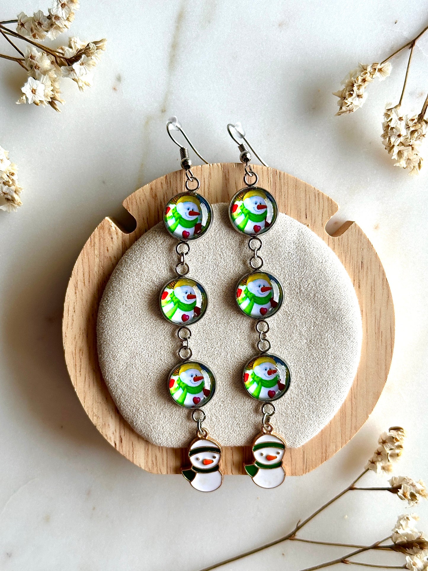 Boucles d'oreilles Noël