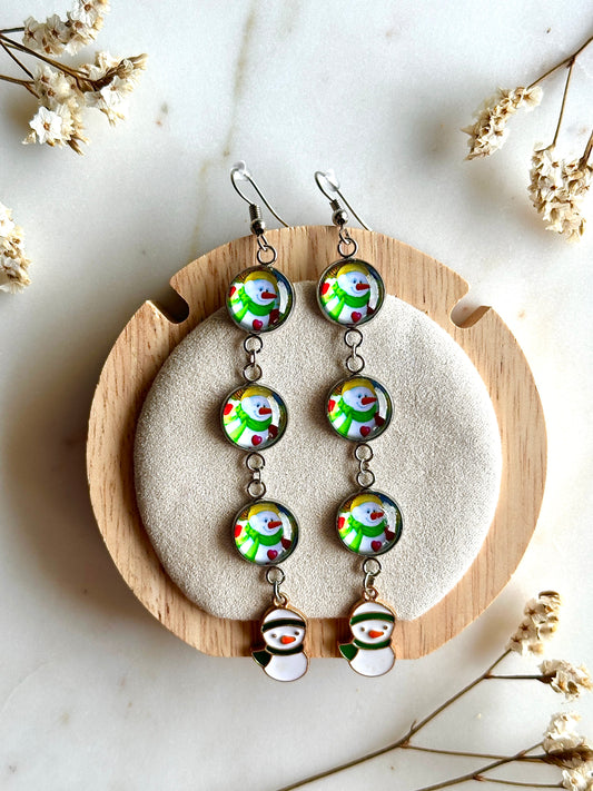 Boucles d'oreilles Noël