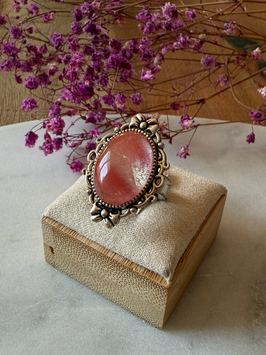 Bague bohème en pierre naturelle