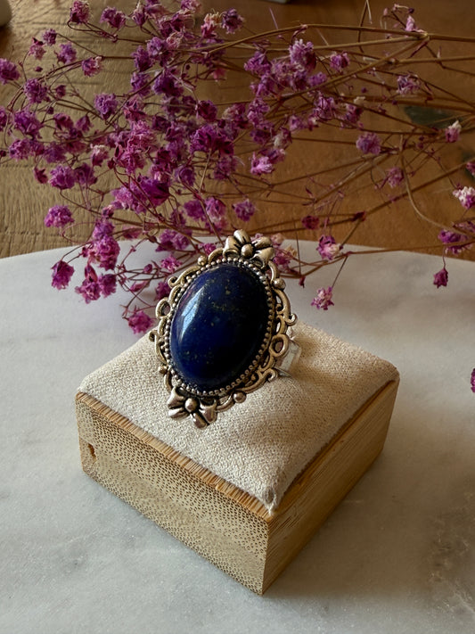 Bague bohème en pierre naturelle